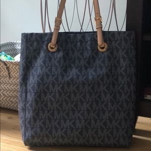 Gently used Michael Kors tote MK Logo